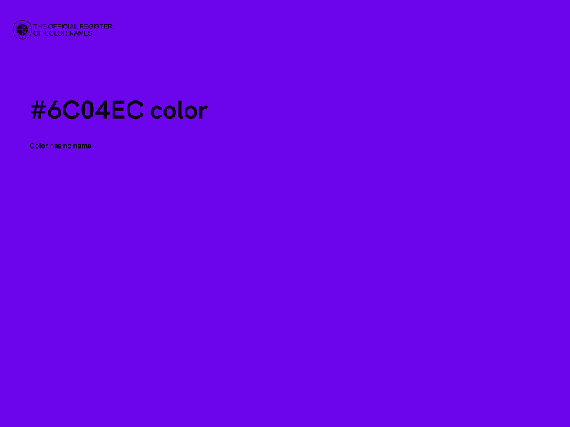 #6C04EC color image