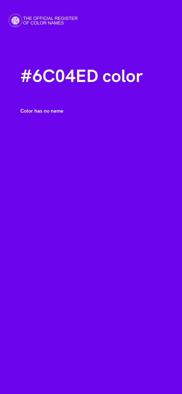 #6C04ED color image
