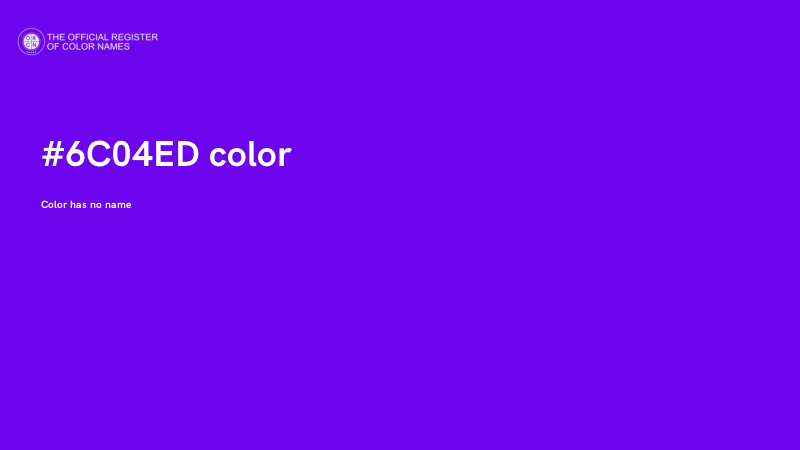 #6C04ED color image