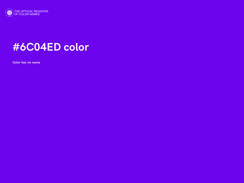 #6C04ED color image