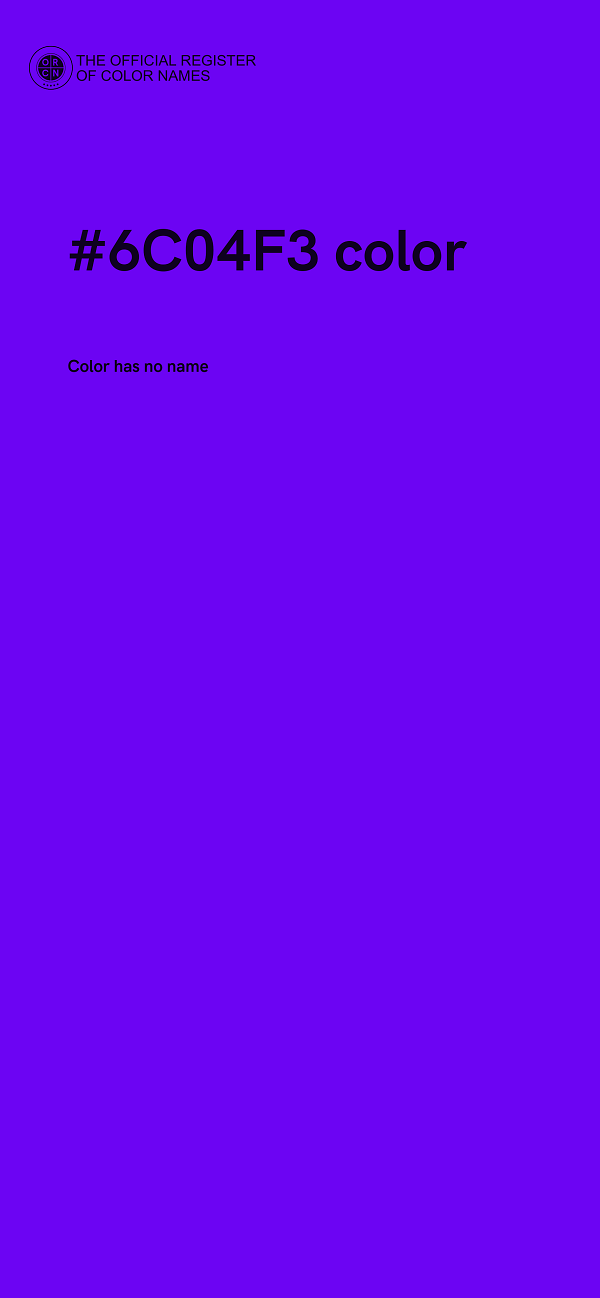 #6C04F3 color image