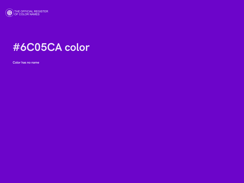 #6C05CA color image