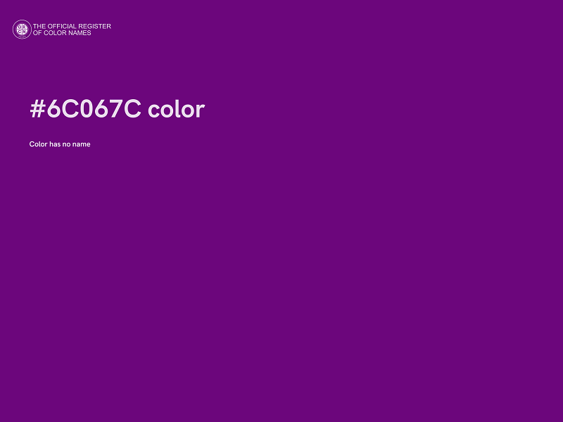 #6C067C color image