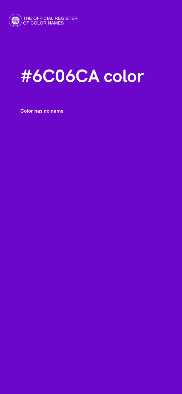 #6C06CA color image
