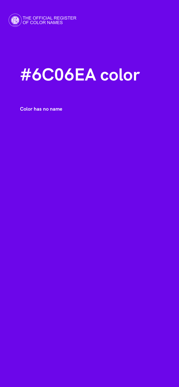 #6C06EA color image
