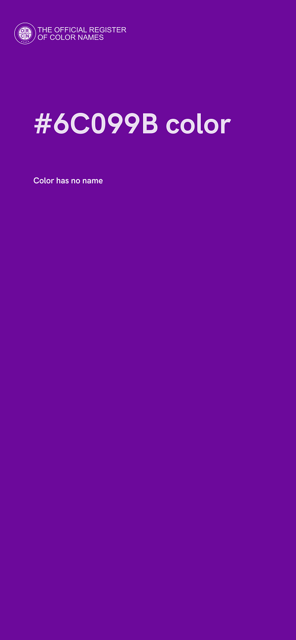 #6C099B color image