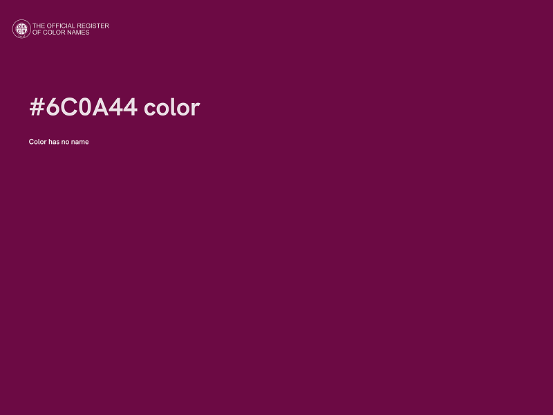 #6C0A44 color image