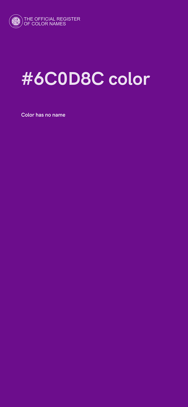 #6C0D8C color image