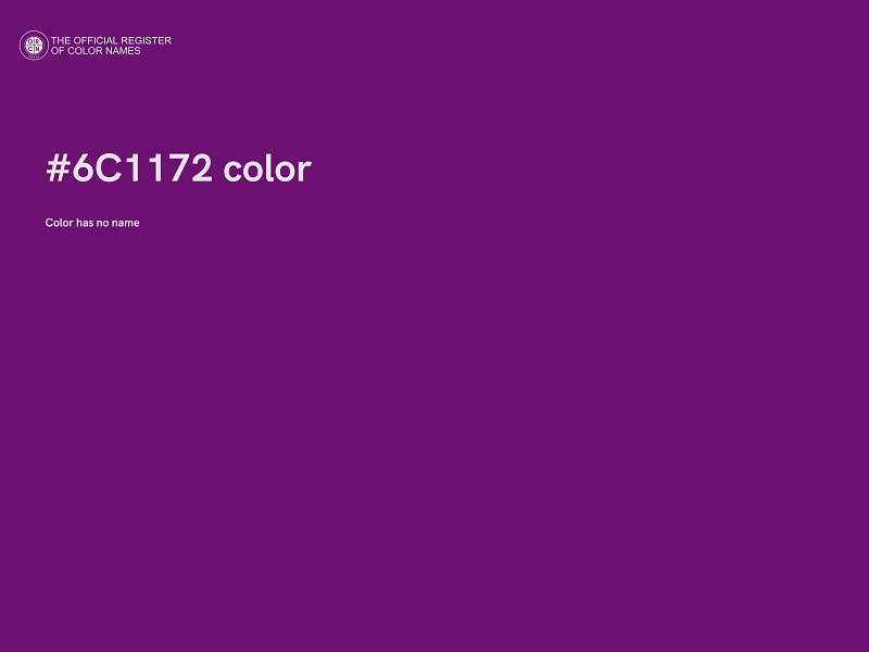 #6C1172 color image