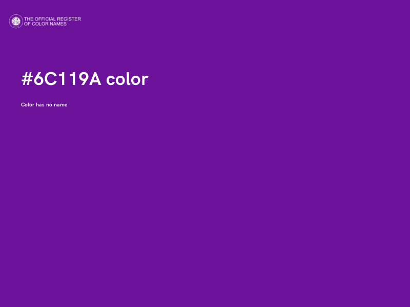 #6C119A color image