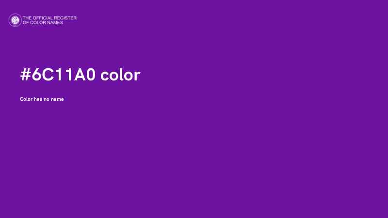 #6C11A0 color image