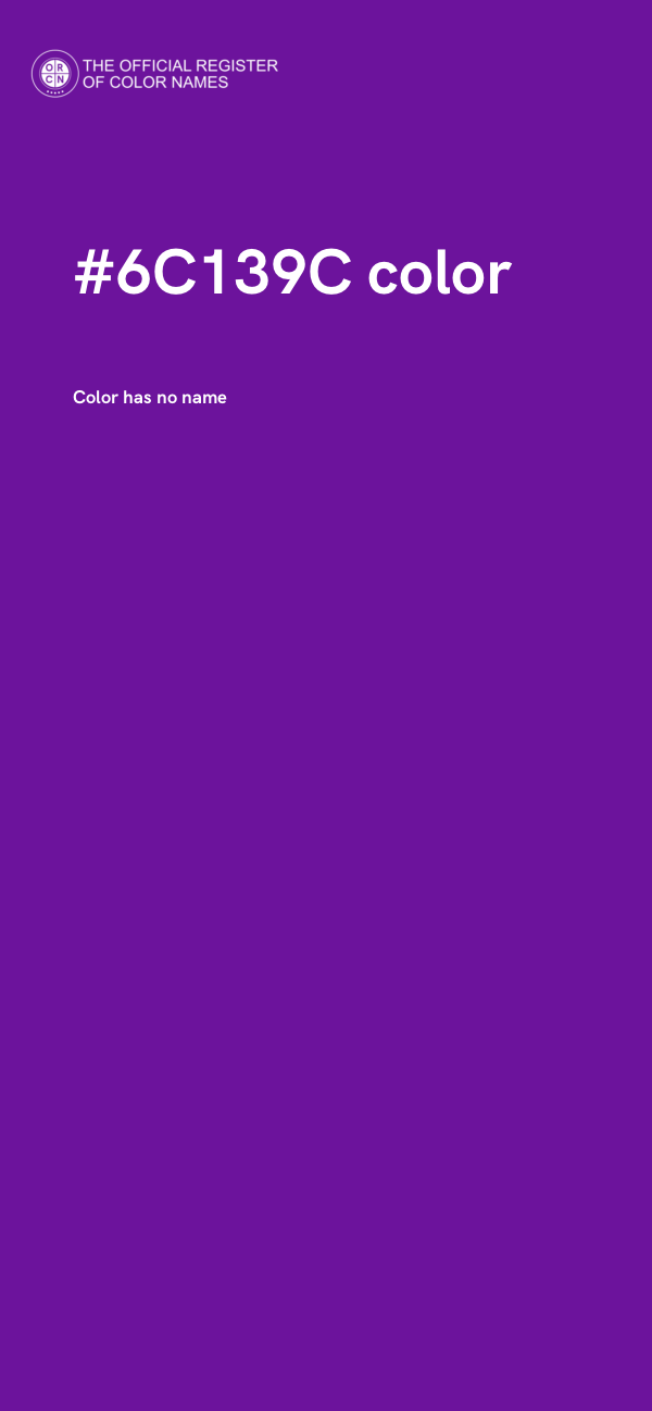 #6C139C color image