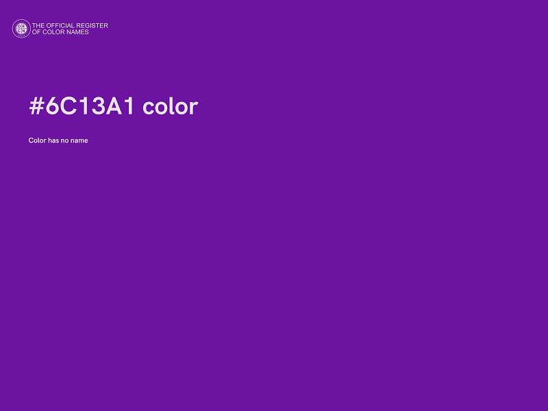 #6C13A1 color image