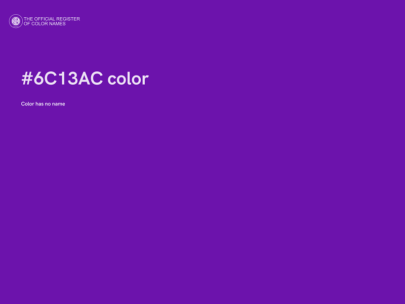 #6C13AC color image