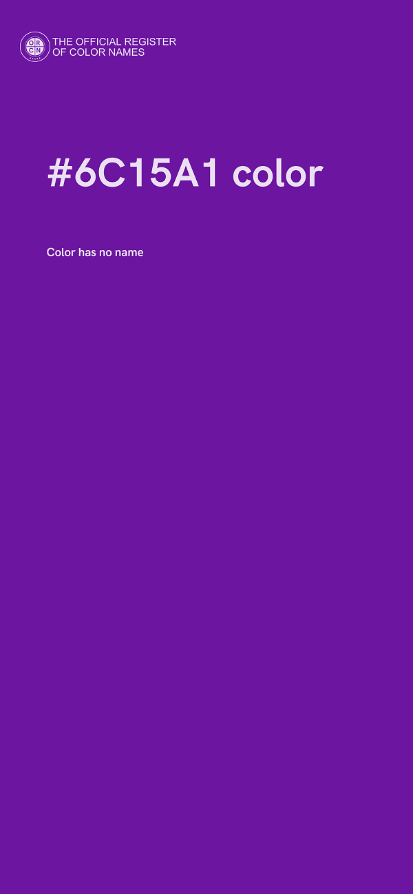 #6C15A1 color image