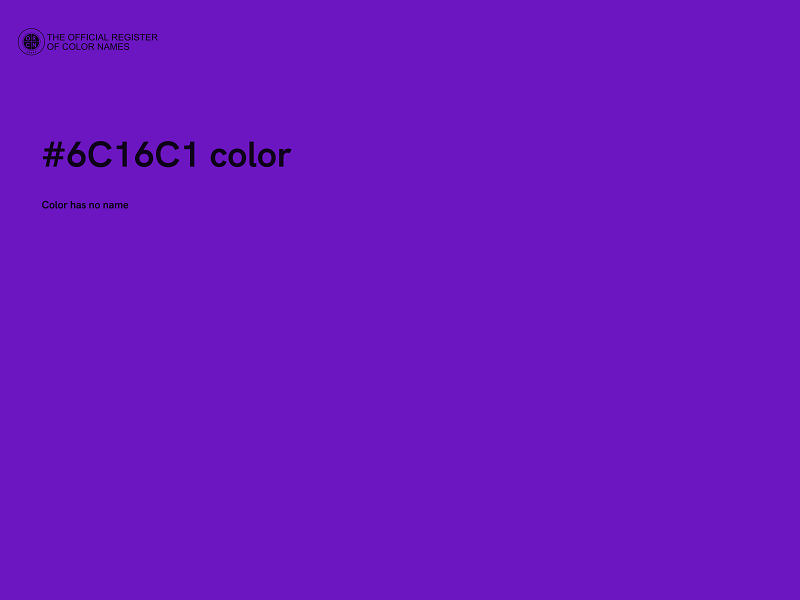 #6C16C1 color image