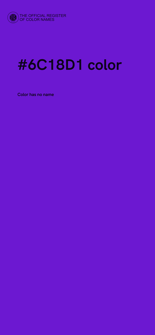 #6C18D1 color image