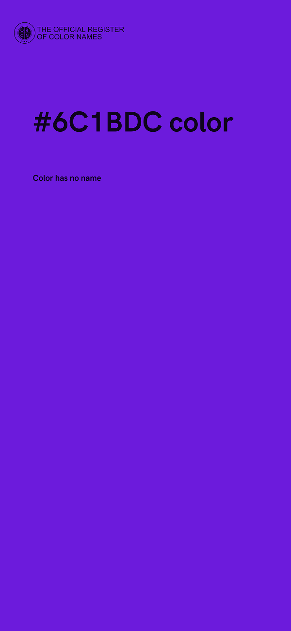 #6C1BDC color image