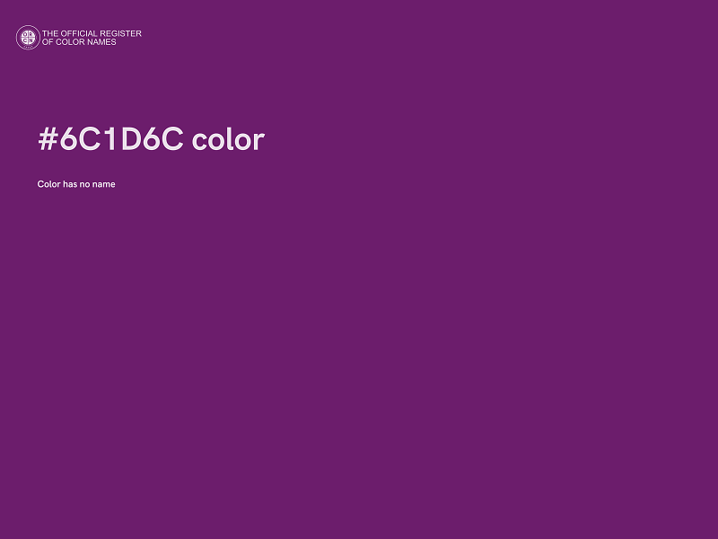 #6C1D6C color image