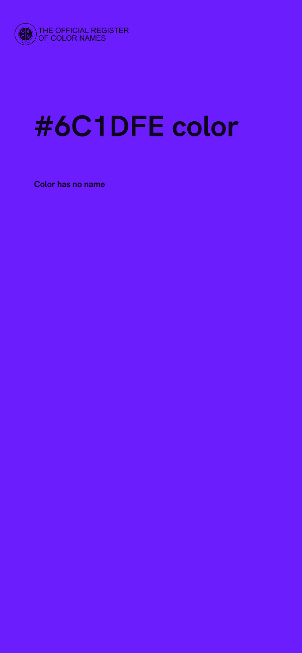 #6C1DFE color image