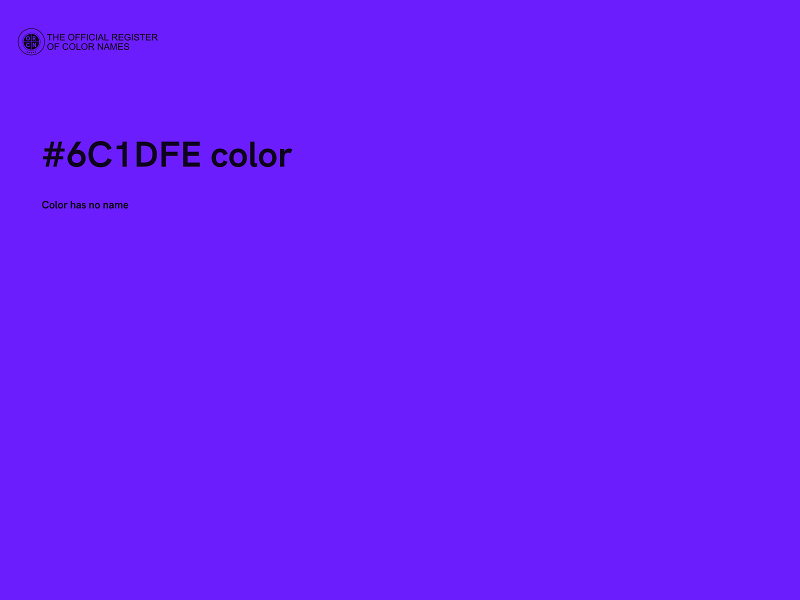 #6C1DFE color image
