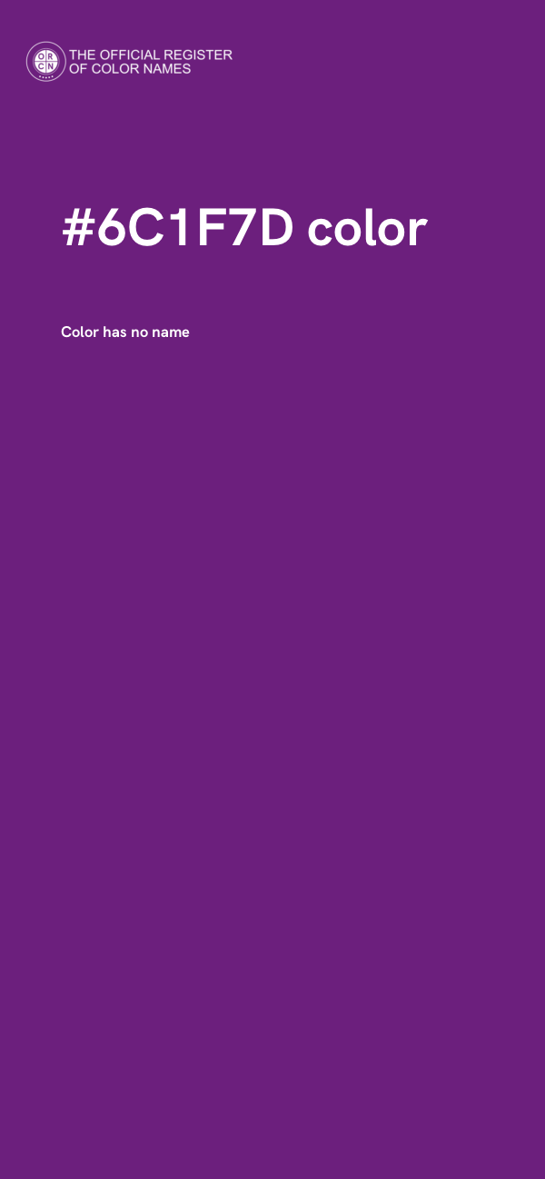#6C1F7D color image