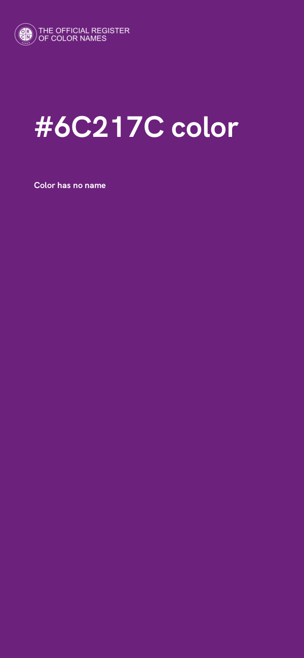 #6C217C color image