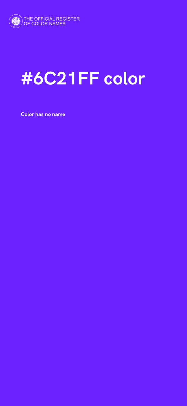 #6C21FF color image