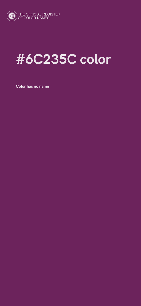 #6C235C color image