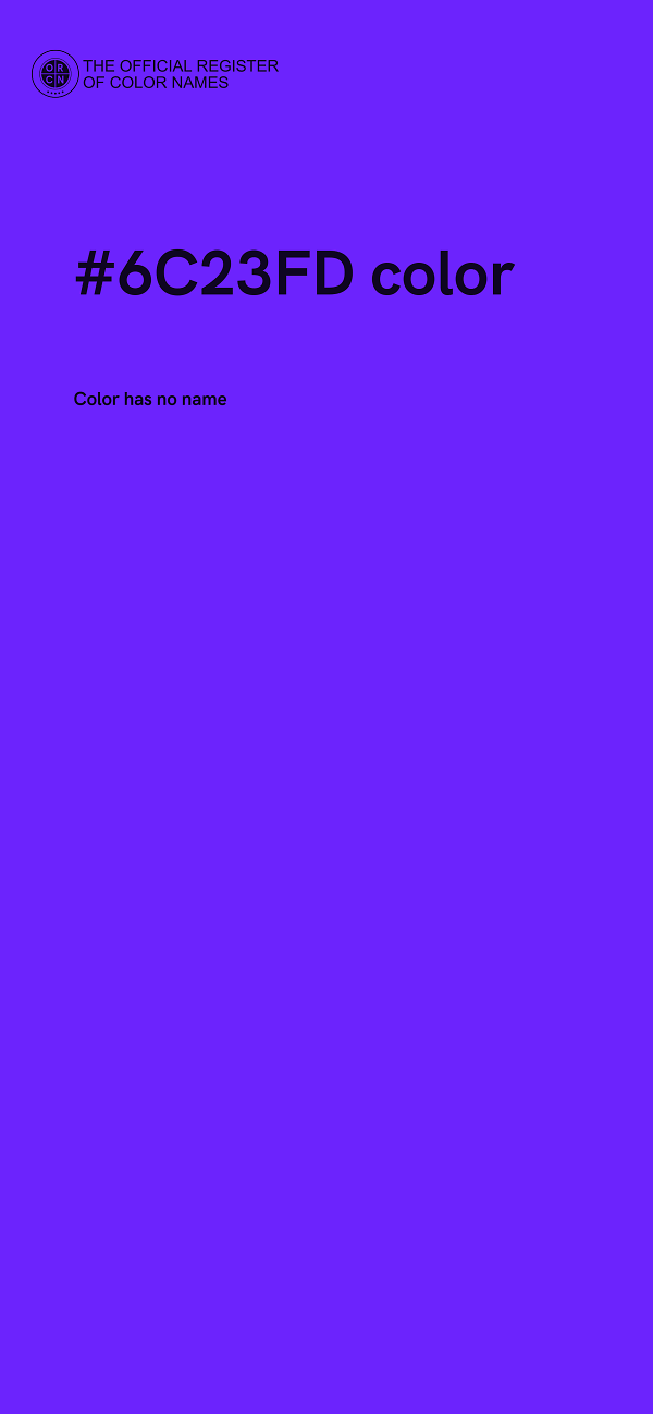 #6C23FD color image