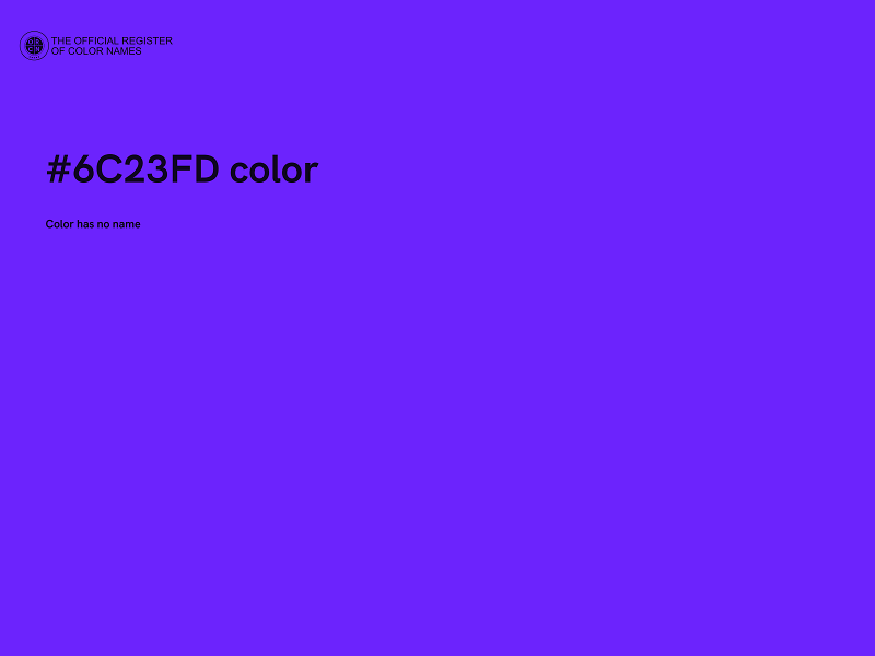 #6C23FD color image
