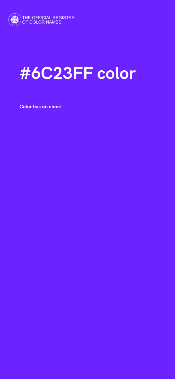 #6C23FF color image