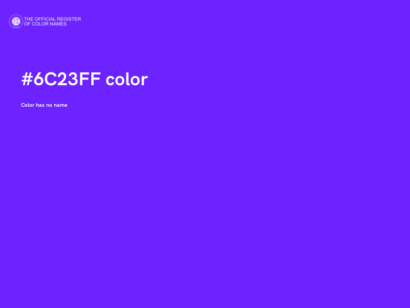 #6C23FF color image