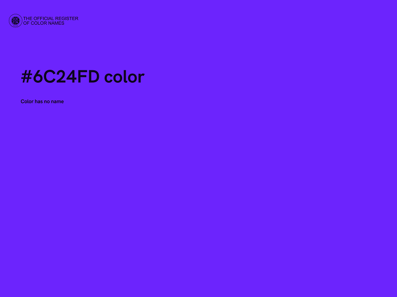 #6C24FD color image