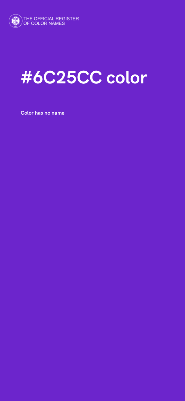 #6C25CC color image
