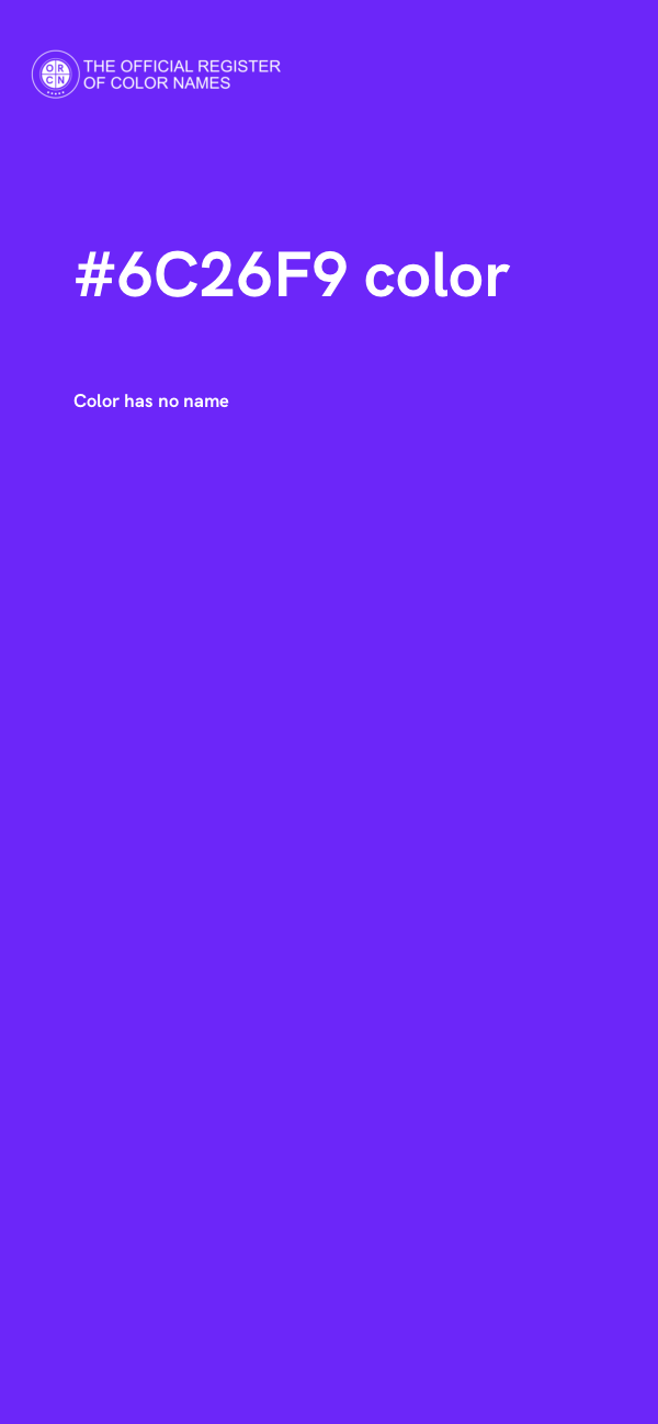 #6C26F9 color image