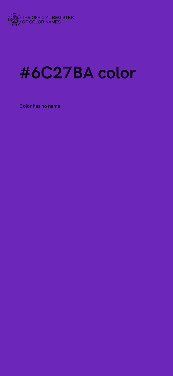 #6C27BA color image