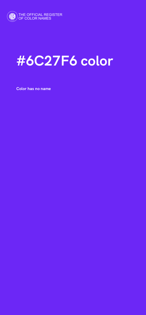 #6C27F6 color image