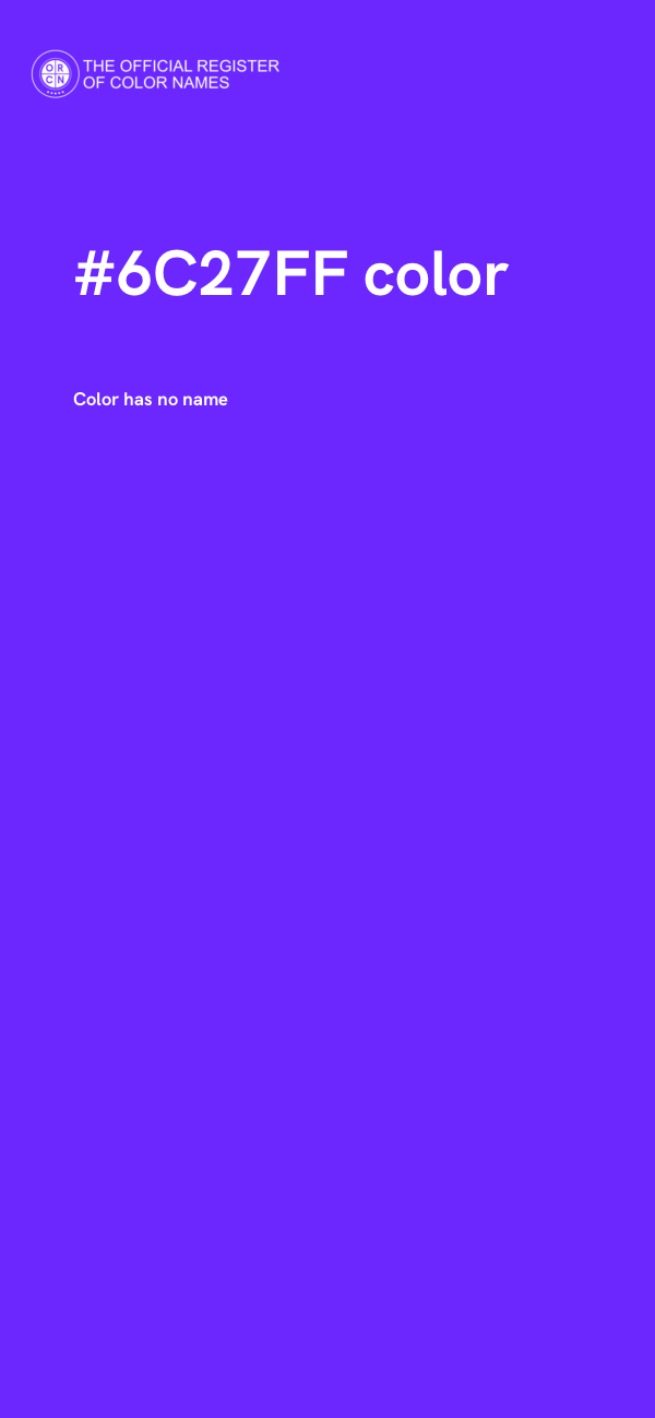 #6C27FF color image