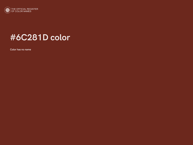 #6C281D color image