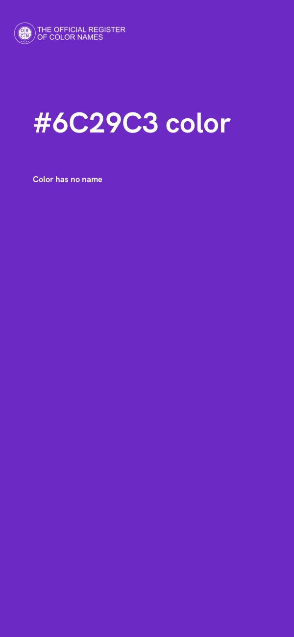 #6C29C3 color image