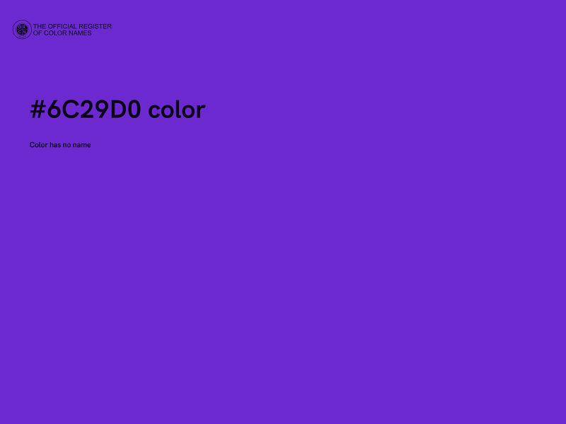 #6C29D0 color image