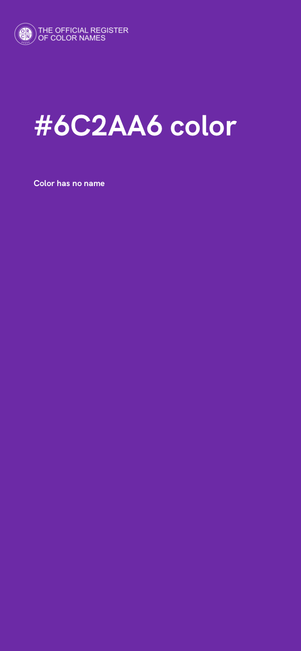 #6C2AA6 color image