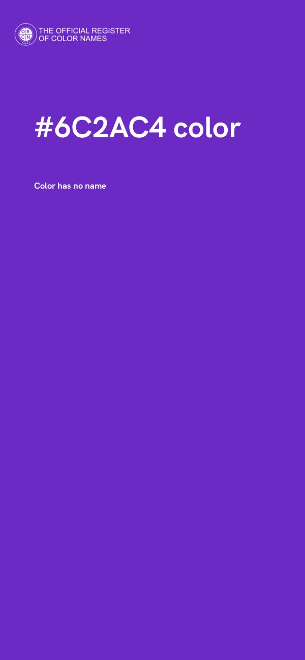 #6C2AC4 color image