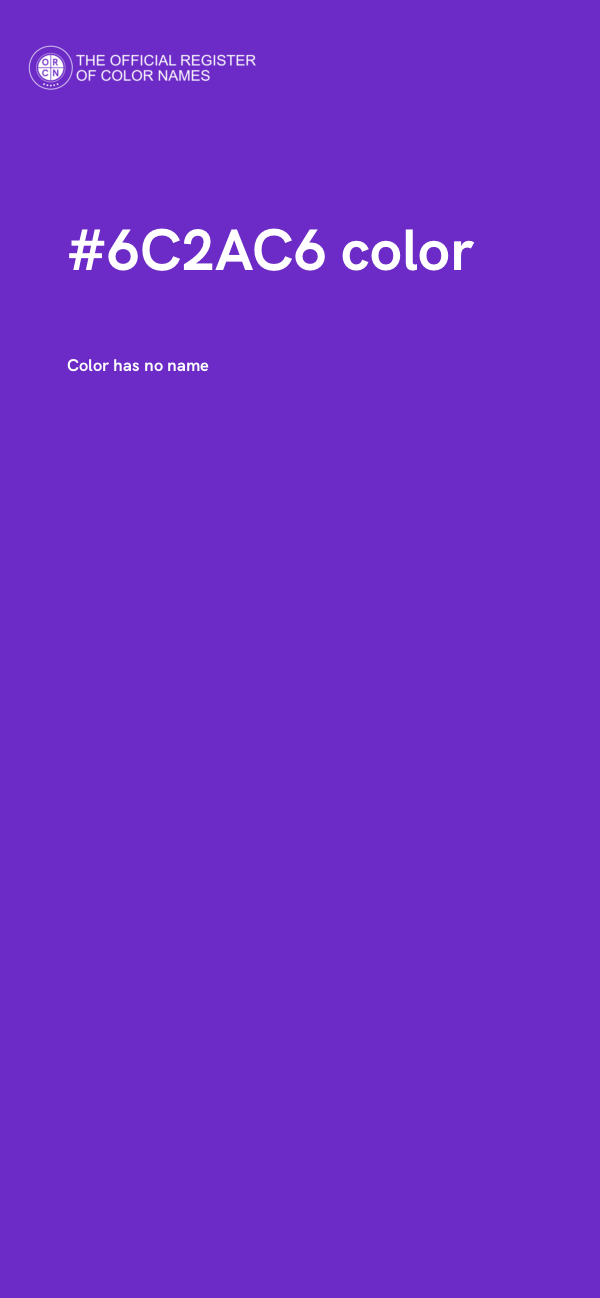 #6C2AC6 color image