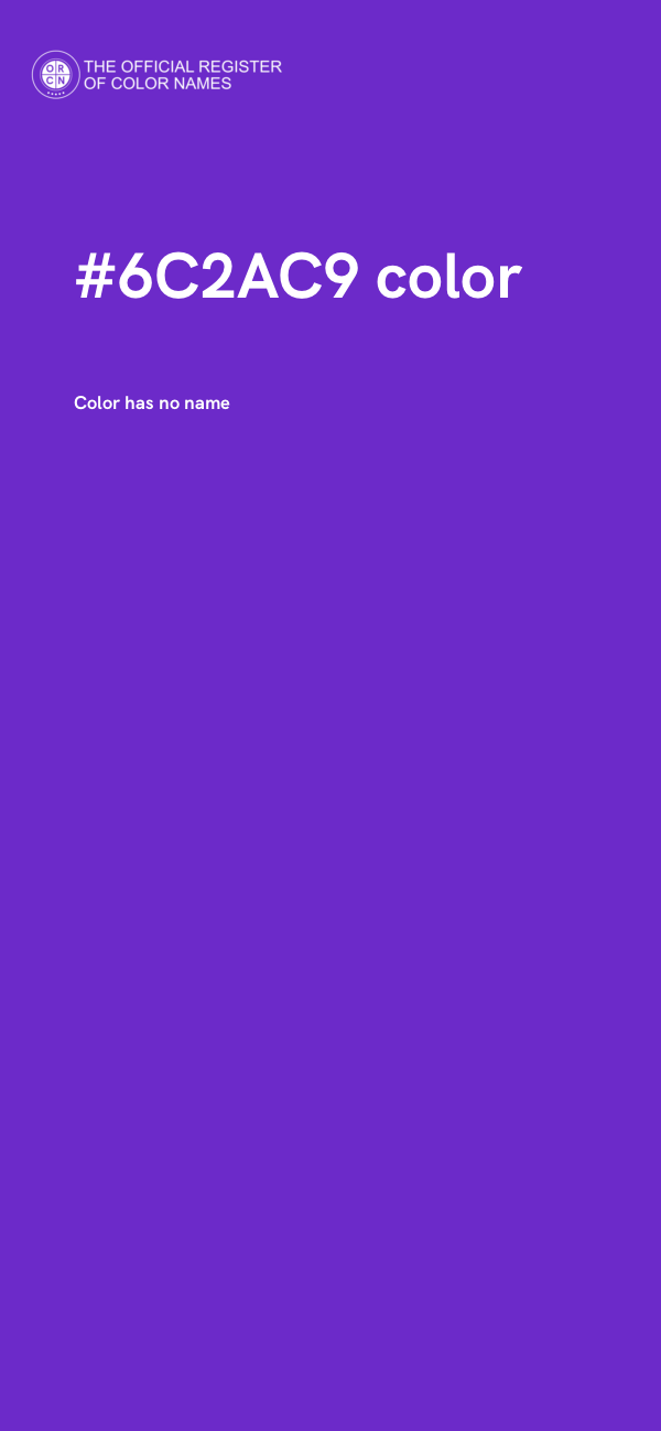 #6C2AC9 color image