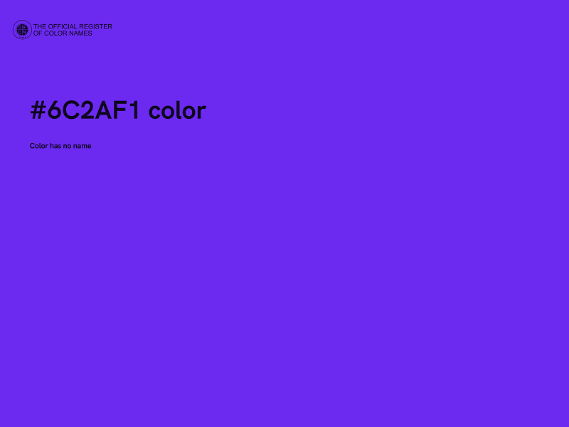 #6C2AF1 color image