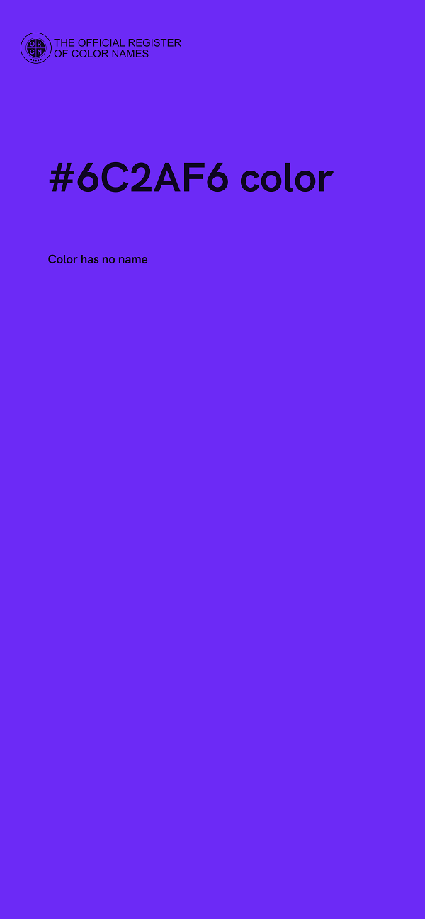 #6C2AF6 color image