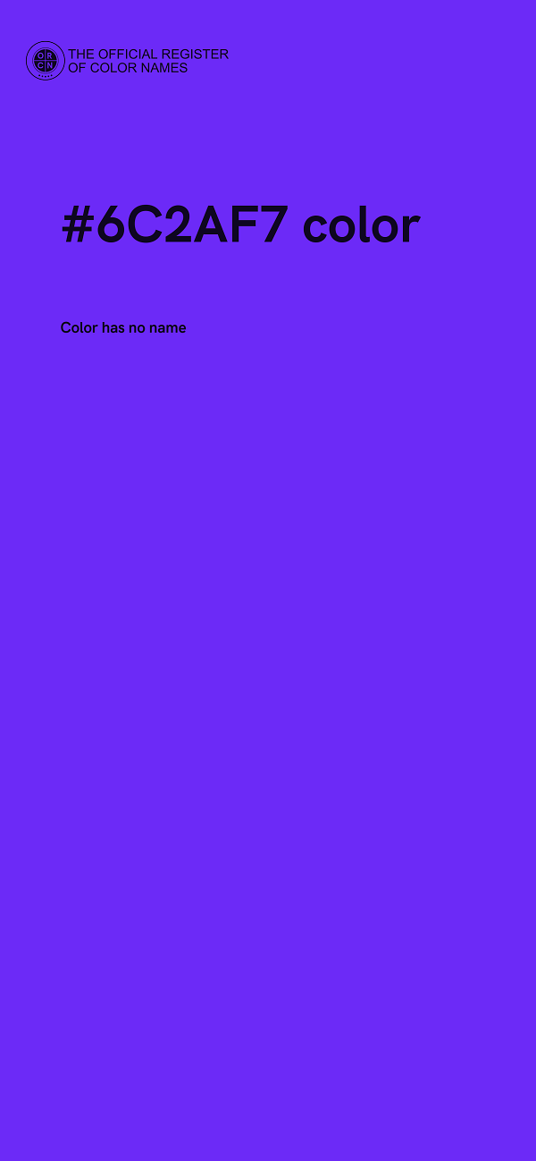 #6C2AF7 color image