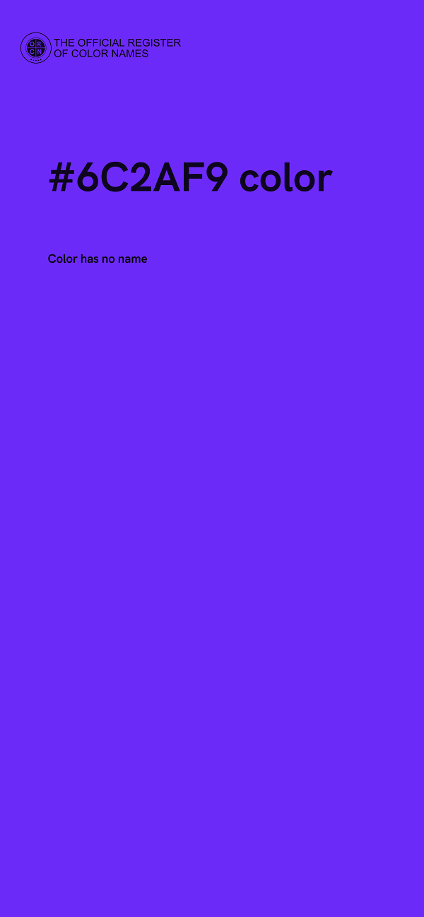 #6C2AF9 color image